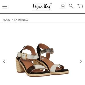 Myra Satin Heels